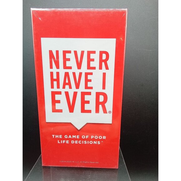 Never Have I Ever Party Card Game - The Game Of Poor Life Decisions For Ages 17+ - Picture 1 of 6